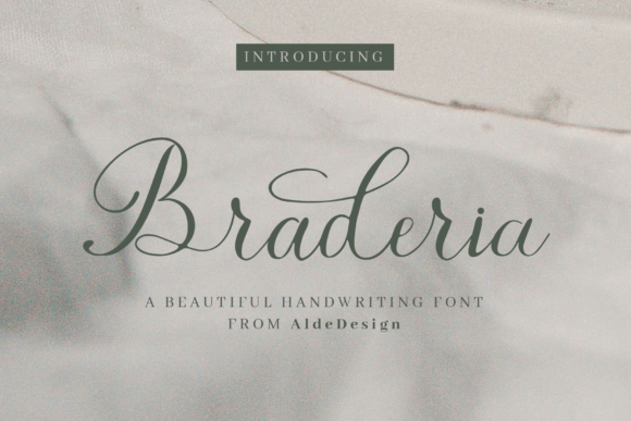 Braderia Script: Elevate Your Design with Elegant Typography