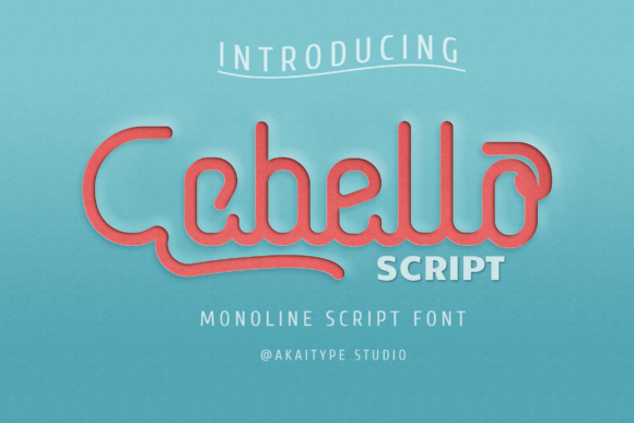 Cabello Script: A Vintage Handwritten Font for Elegant Projects