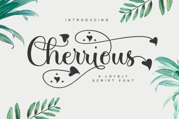 Cherrious Script: Elevate Your Design with Elegant Typography