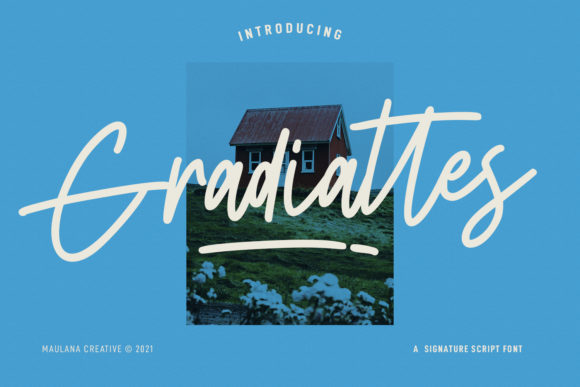 Gradiattes Script: Elevating Design with Elegant Typography