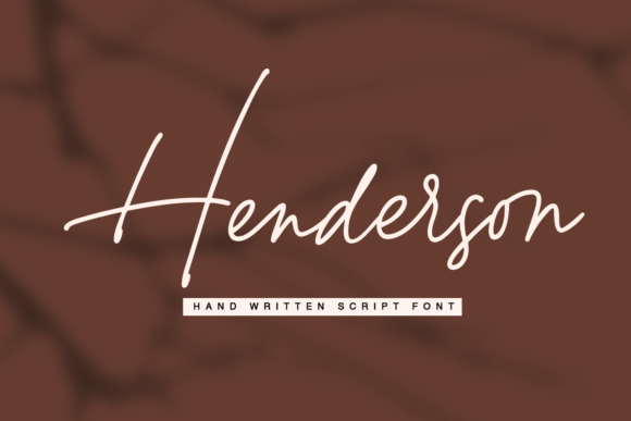 Henderson Script: Where Thin Lines Meet Bold Personality