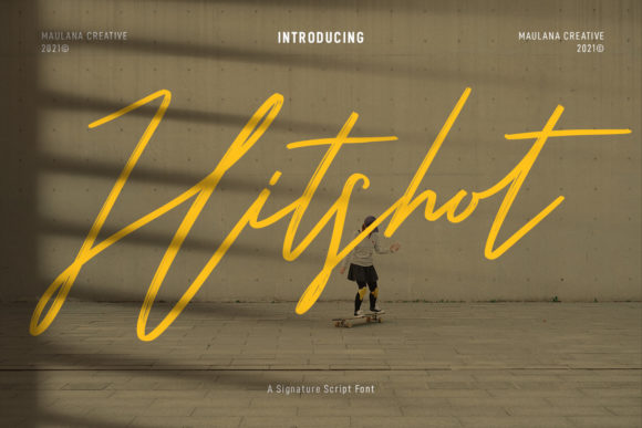 Hitshot Script: A Stylish Font for Modern Design