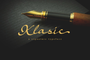 Klasic Script: The Thick, Handmade Font for Bold Branding