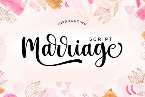 Marriage Script: A Handwritten Font for Authentic Branding