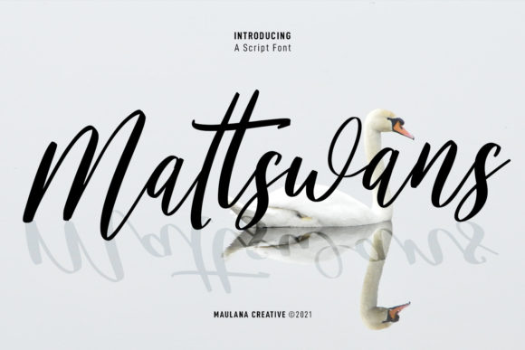Mattswans Script: A Font That Feels Like a Handwritten Letter