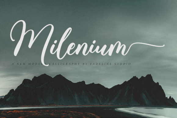 Milenium Script: Adding a Touch of Elegance to Your Work