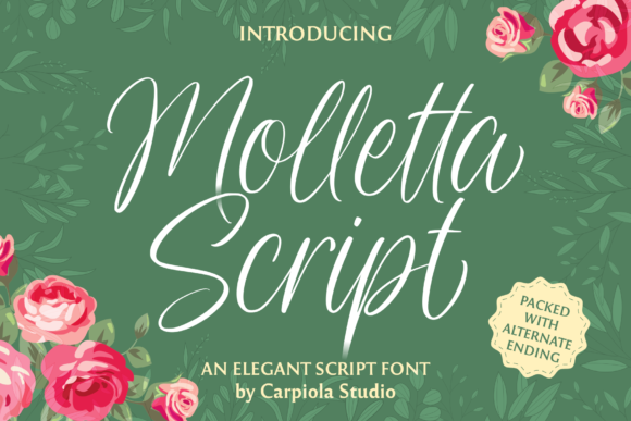 Molleta Script: A Handwritten Font for Timeless Branding