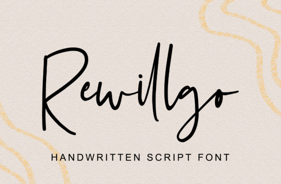 Rewillgo Script: A Handwritten Font for Authentic Branding