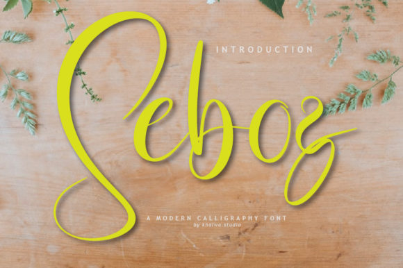 Seboz Script: A Handwritten Font That Brings Warmth to Any Project
