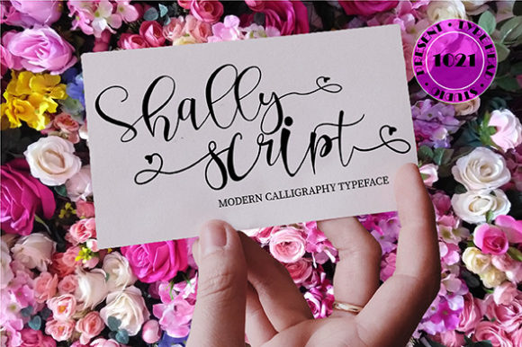 Shally Script: A Bold Handwritten Font for Confident Design