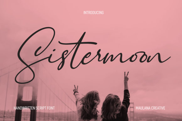 Sistermoon Script: A Font That Feels Like a Midnight Confession