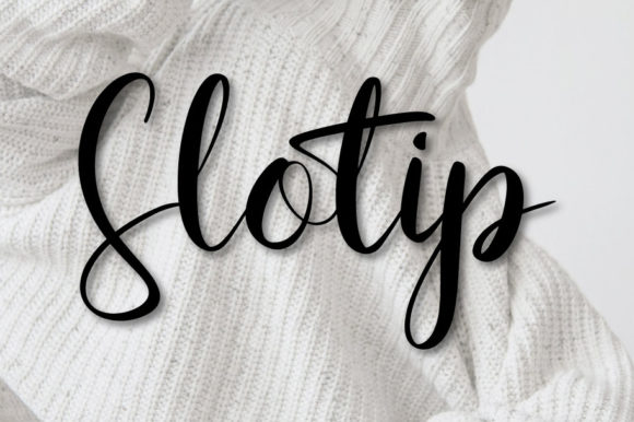 Slotip Script: Where Handwritten Charm Meets Modern Branding