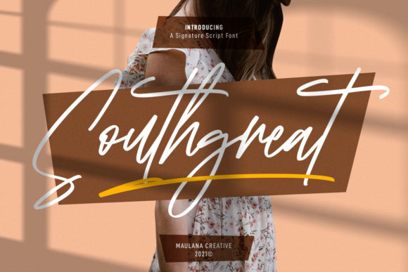 South Great Signature Script: Elevating Design with Elegance