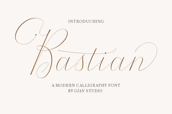 The Bastian Script: A Gentle Touch for Romantic Designs