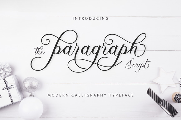 The Paragraph Script: Elegant Calligraphy for Modern Designers
