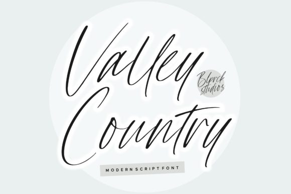 Valley Country Script: A Handwritten Font with a Romantic Soul